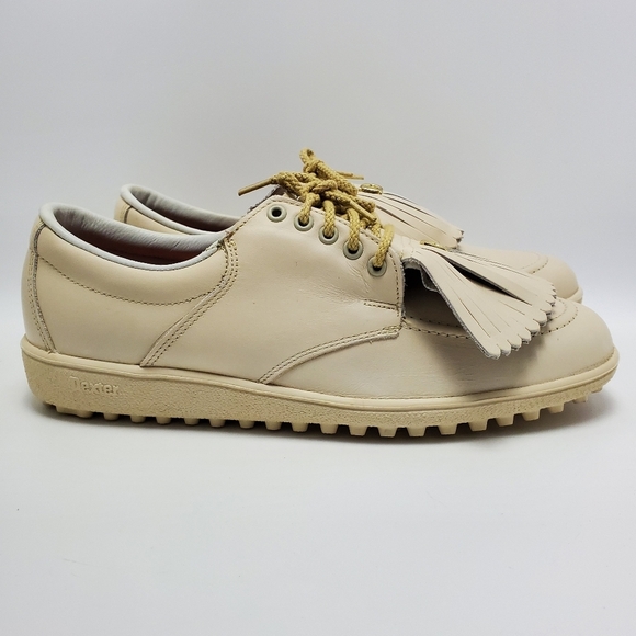 Dexter Shoemakers To America Tassel Loafers Golfer Shoes Sz 9.5 M FS910-6 Beige main image 6